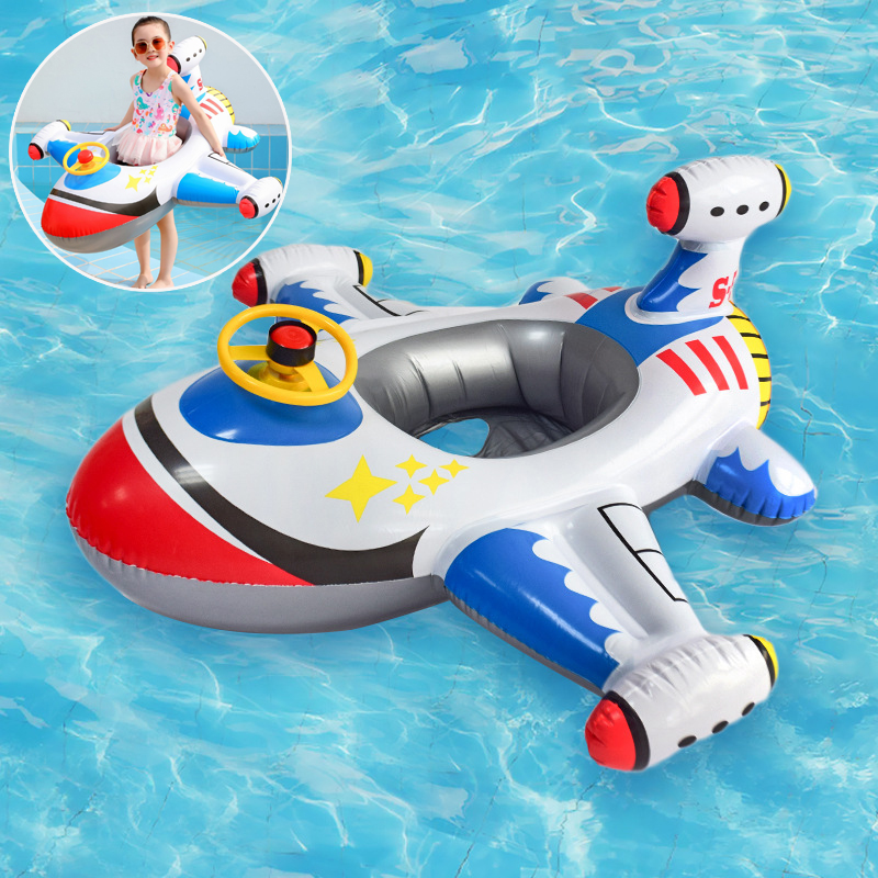 Baby Swimming Floater - Baby Swimming Circle Airplane Float Pool