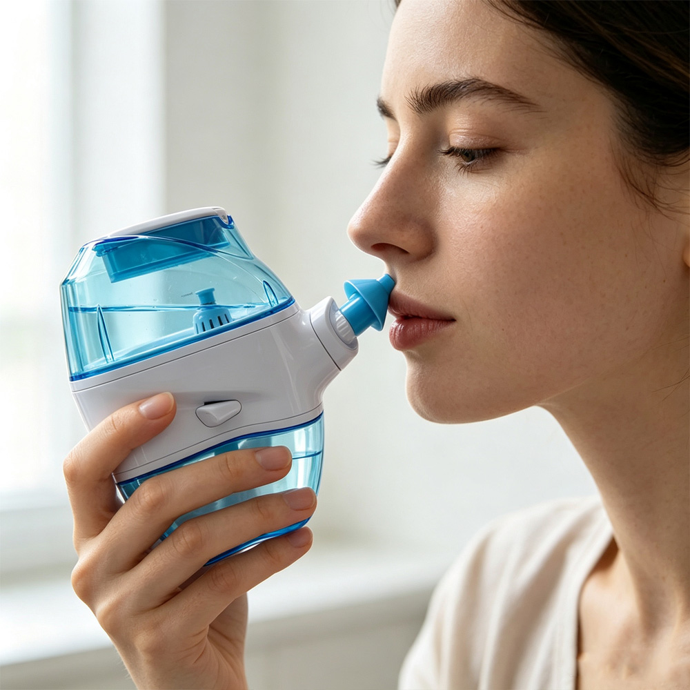 Nasal Aspirator - Rechargeable Electric Nose Cleaner Nasal Irrigator,