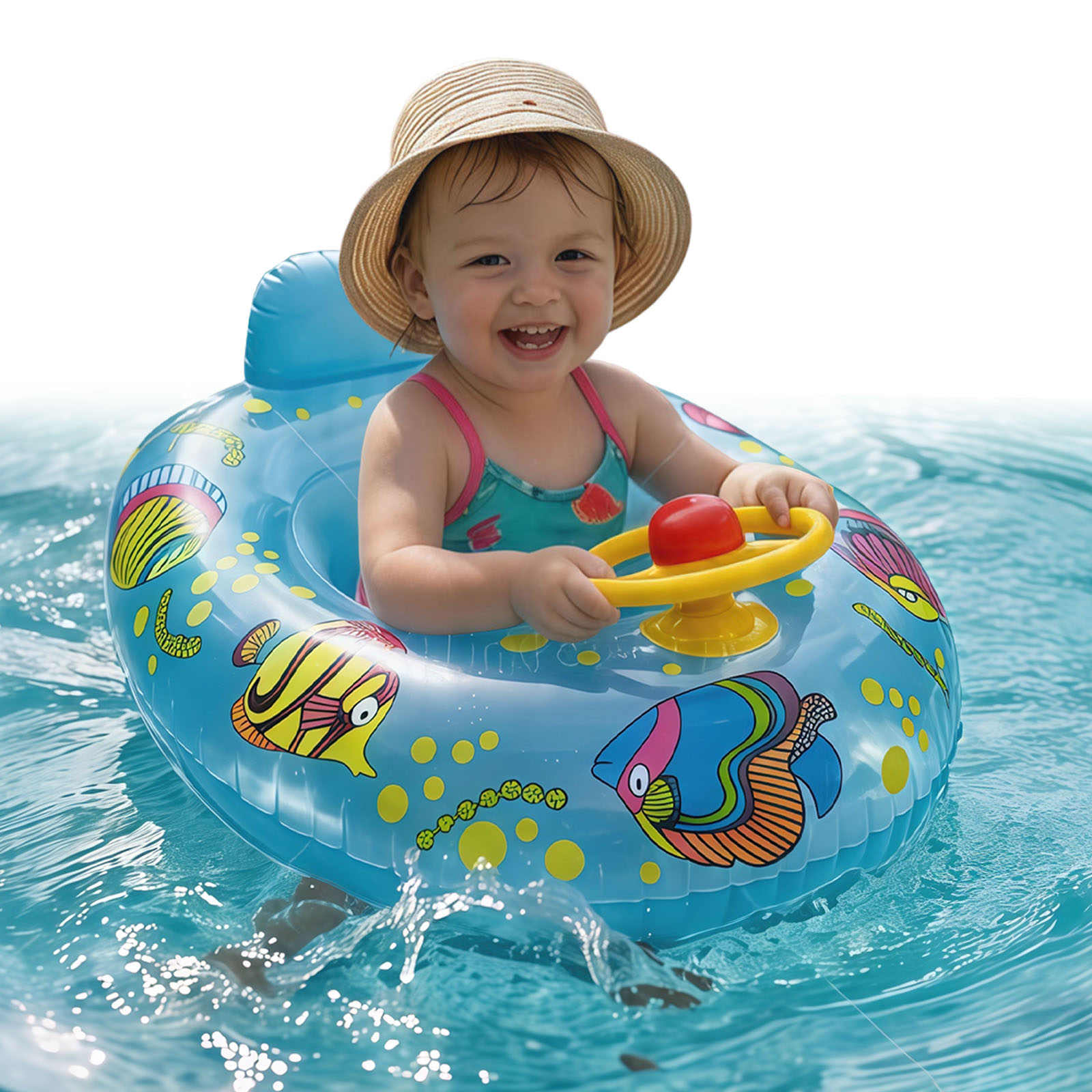 Inflatable Baby Pool Float, Sa - Baby Swimming Floater 评论和价格
