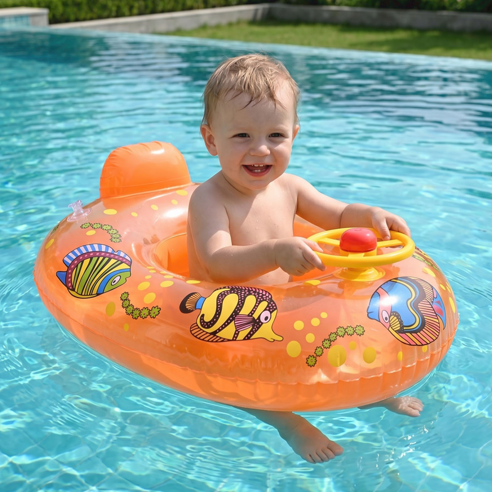 Inflatable Baby Pool Float, Sa - Baby Swimming Floater 评论和价格