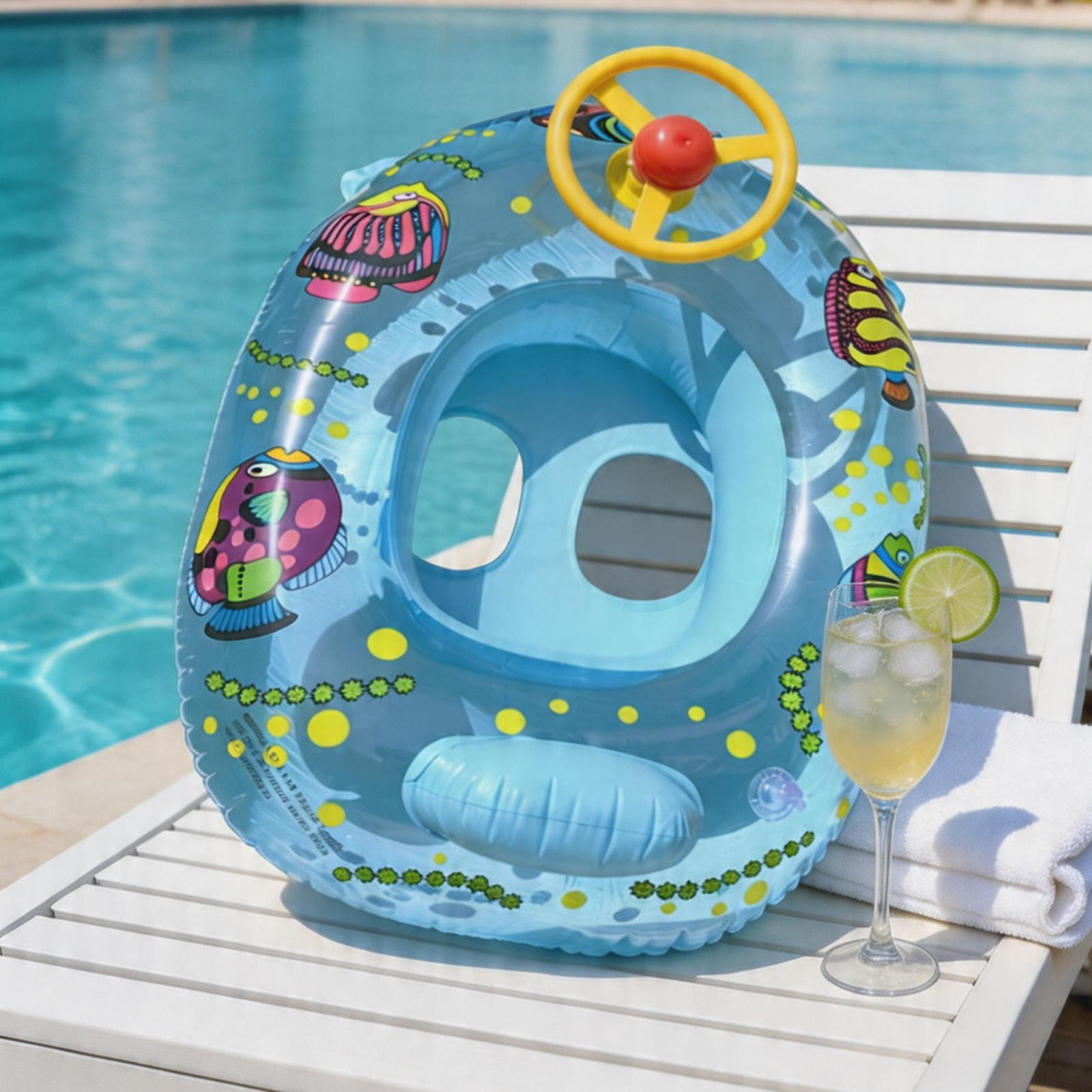 Inflatable Baby Pool Float, Sa - Baby Swimming Floater 评论和价格