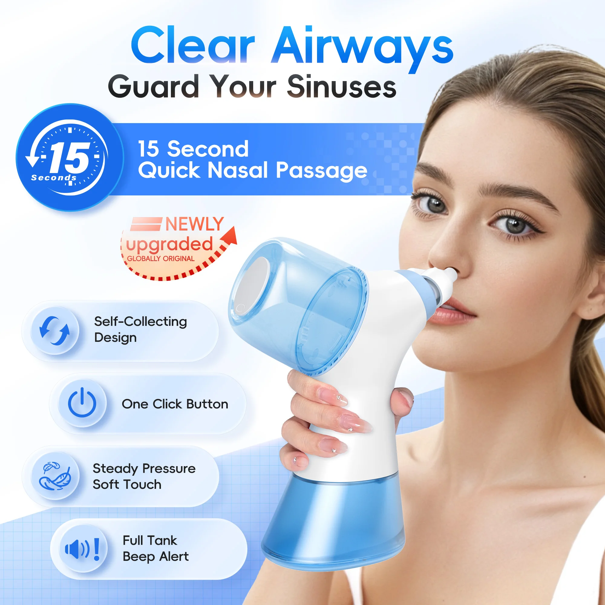 Nasal Irrigation System Sinus  - Nasal Aspirator 评论和价格