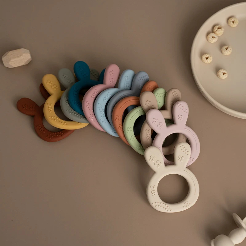Cartoon Rabbit Baby Soft Silic - Baby Products Rabbit 评论和价格