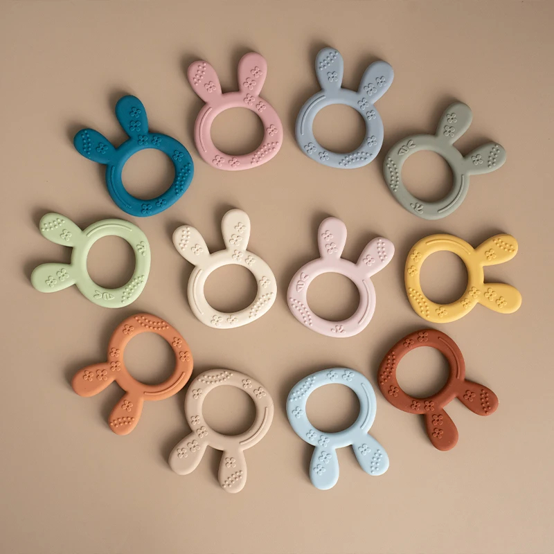 Cartoon Rabbit Baby Soft Silic - Baby Products Rabbit 评论和价格