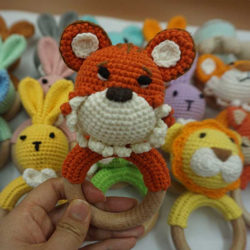 1PC Rabbit Tiger Lion Crochet  - Baby Products Rabbit 评论和价格
